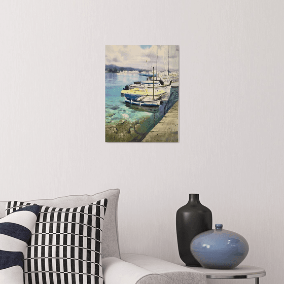 Boats at the pier (Spain) #2