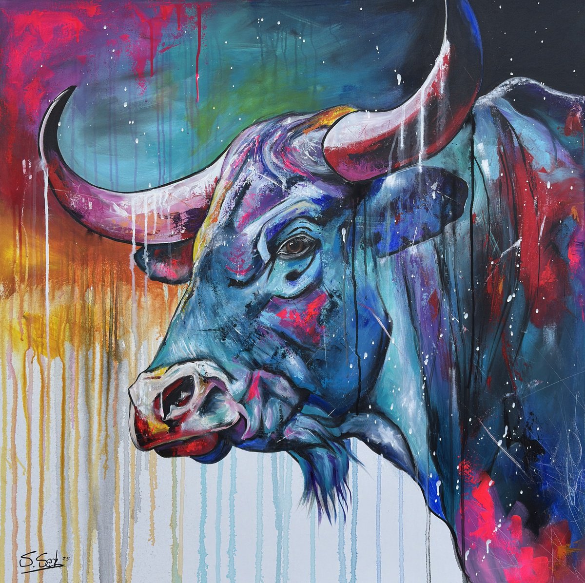 Milagro By Sabrina Seck, 39 X 39, Artwork For Sale On Artfinder