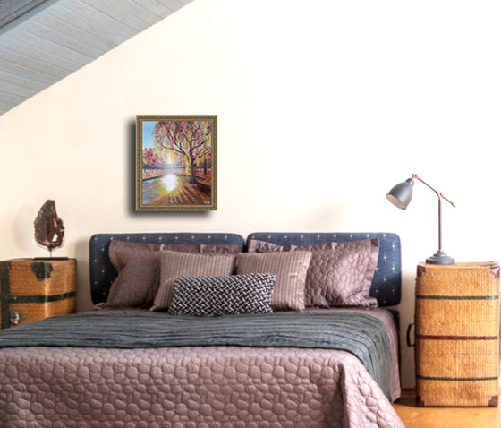 Autumn's Radiant Veil