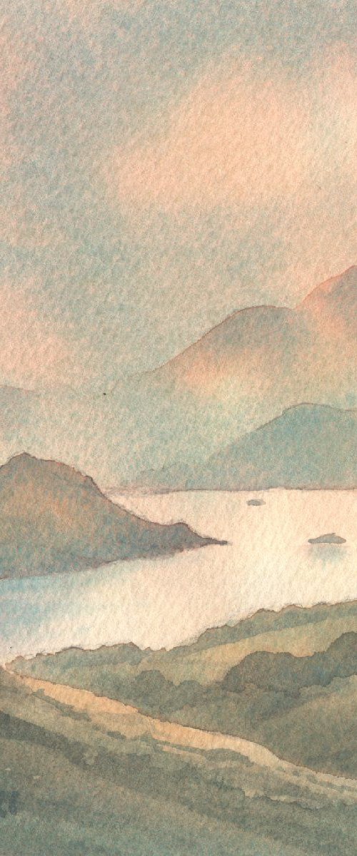 Ullswater by John Campbell, Mountainpainter.