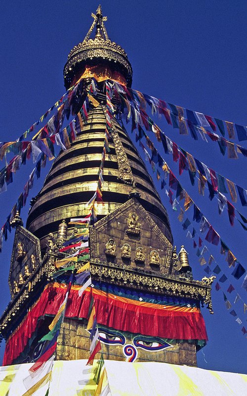 Swayambhunath Temple, Kathmandu by Alex Cassels