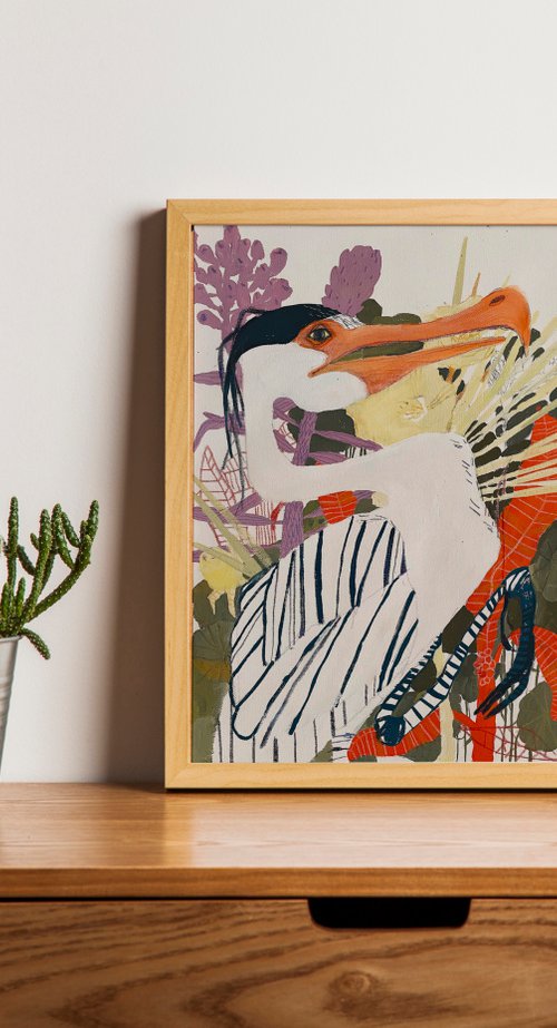 Crane by Anastasia Mazur-Skrobova