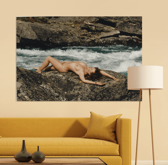 Nude in the mountains