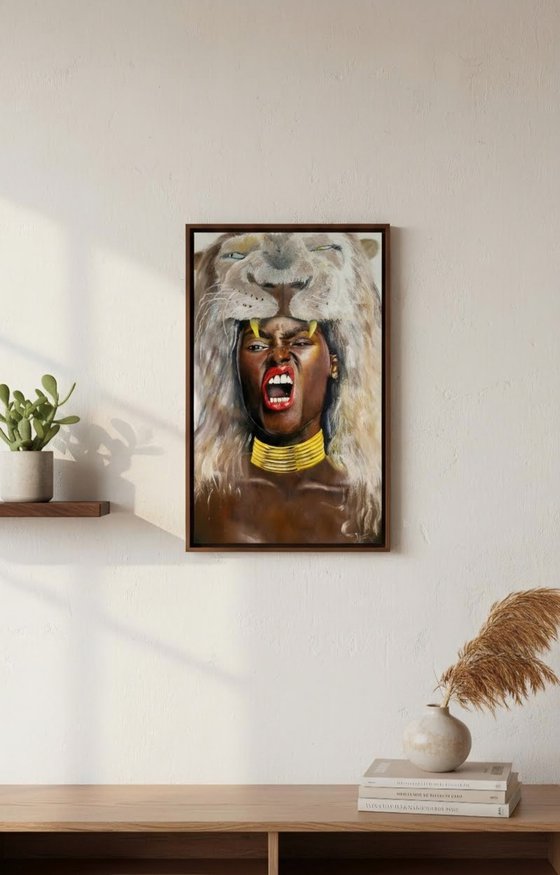 Afro-Crown - Art Print - House Decor