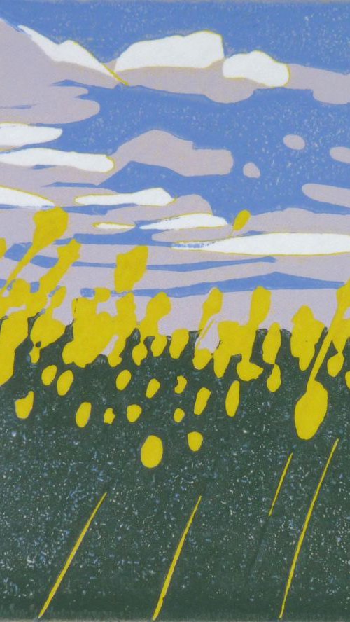 Mini Yellow Field by Alexandra Buckle