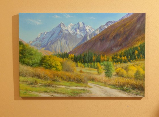 Autumn in the mountains 60 x 40 cm