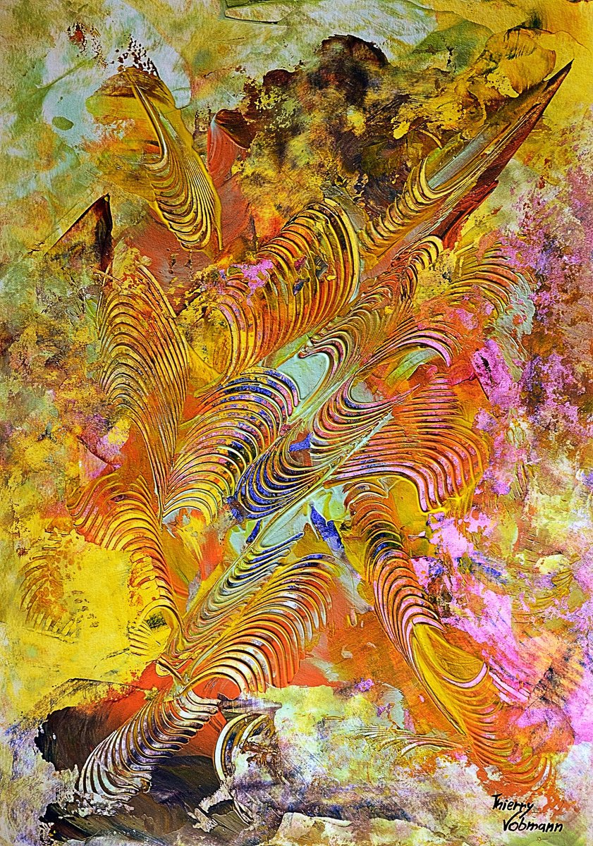 Ideal Gift 105 By Thierry Vobmann. Abstract ., 12 X 17, Artwork For Sale On Artfinder