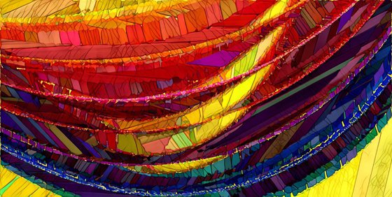 Bent rainbow glass (abstract 5)
