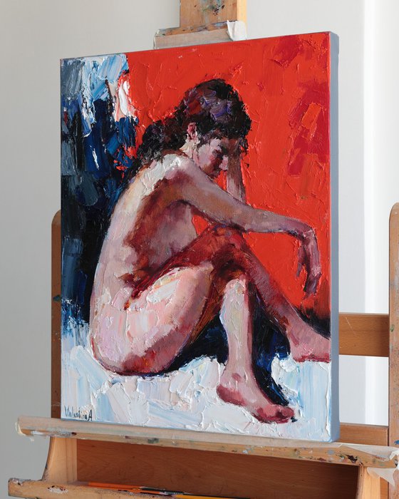 Seated Woman in Stillness