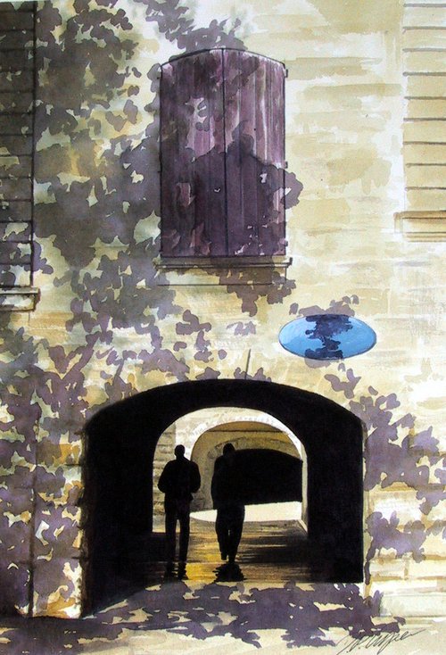 Uzes Archway by D. P. Cooper