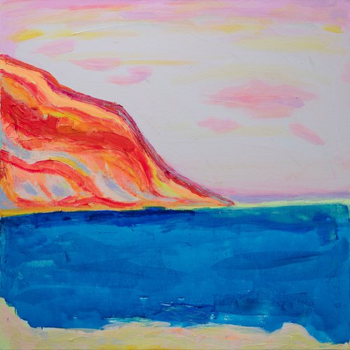 'Cassis Cliffs' by Kathryn Sillince