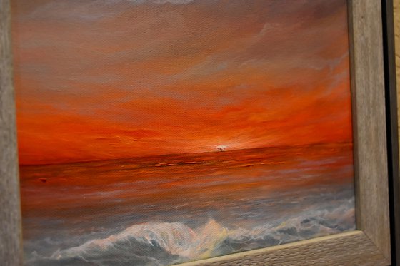 Tangerine Skies Seascape