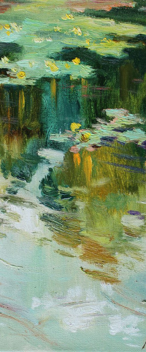 Summer Pond by Nataliia Nosyk