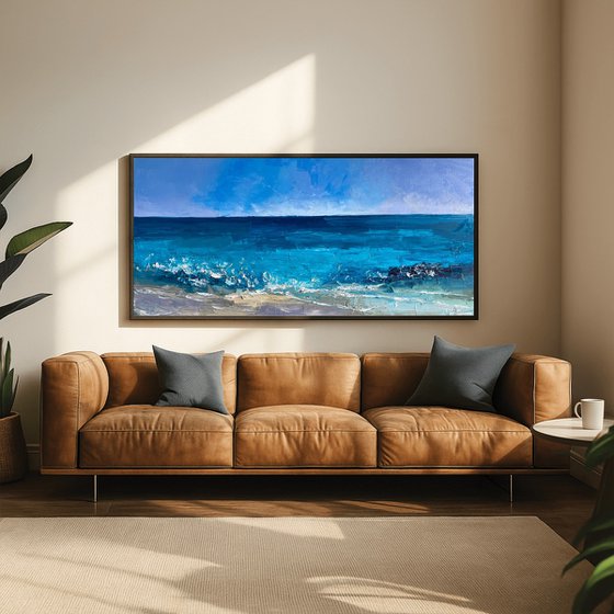 Abstract Turquoise Ocean