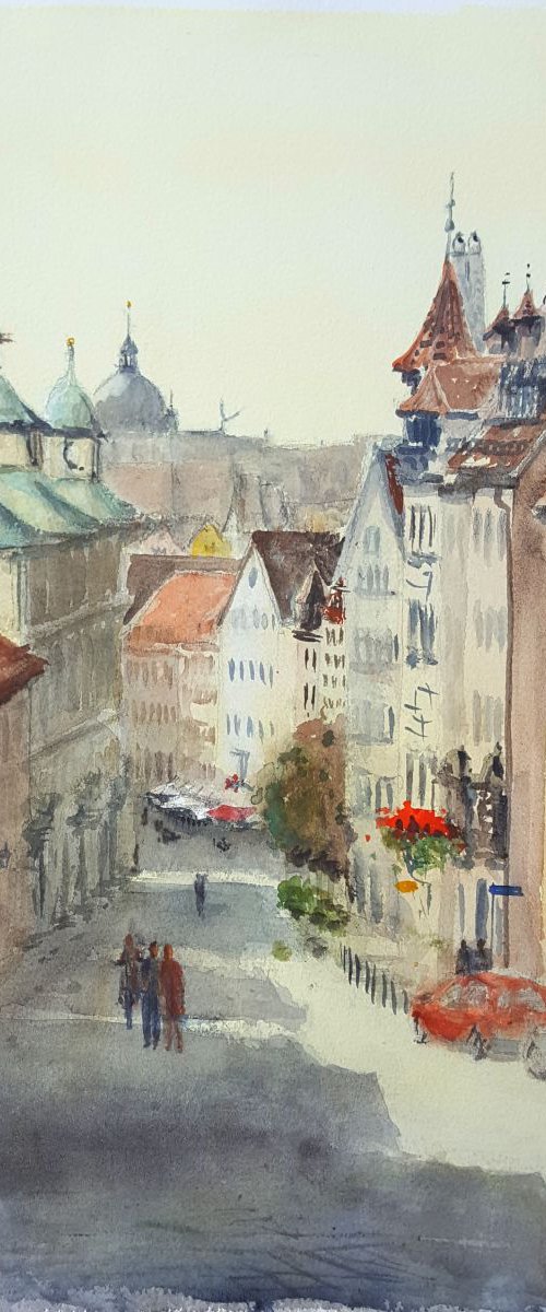 Summer Morning in Nuremberg by Morag Paul