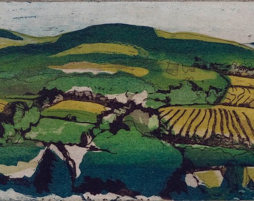 The Hills, Summer evening by Peg Morris