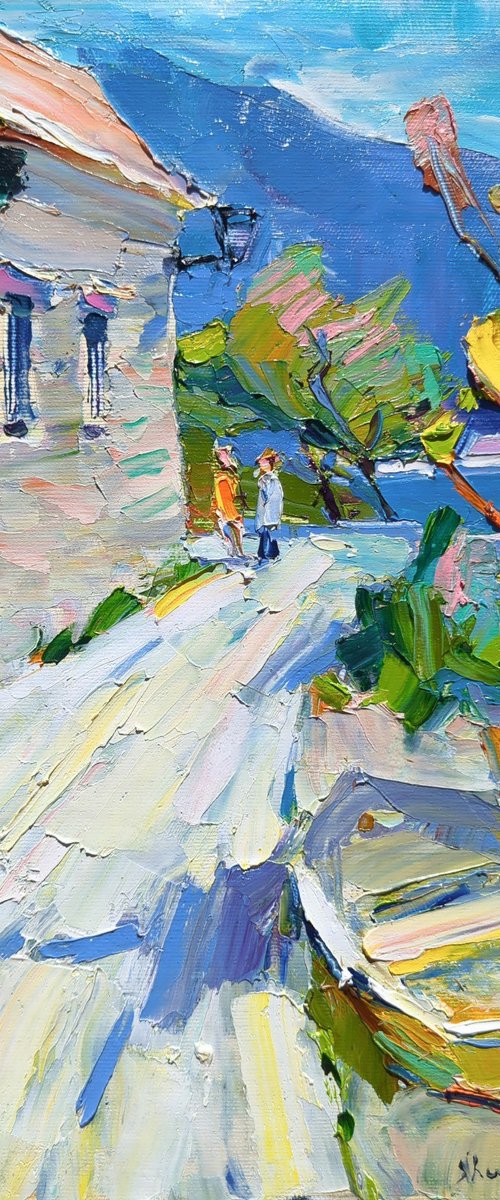 Sunny embankment by Helen Shukina