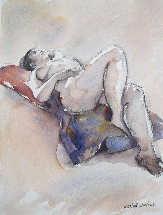 reclining female nude