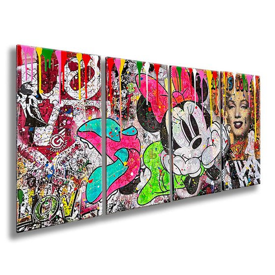 Old Times – Original Quadriptych