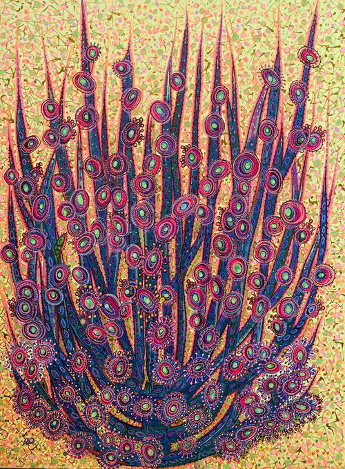 Peacock bush by Olga Rokhmanyuk | ROArtUS
