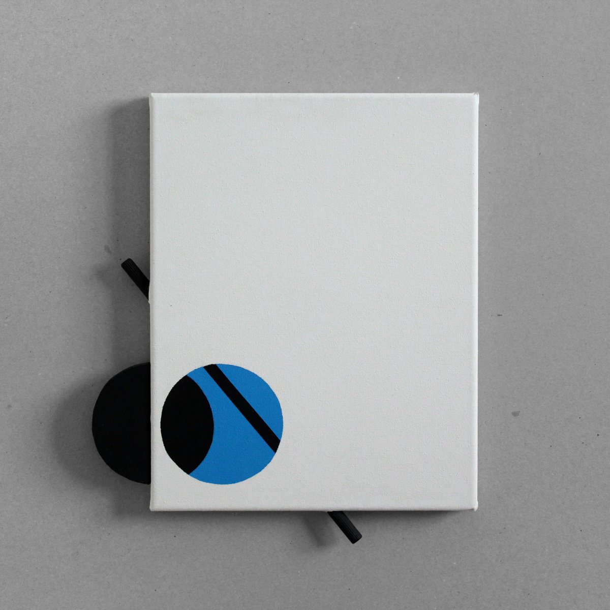 Geometric Abstract Acrylic Painting By Martin Singer, 11 X 14", 2R1T-21, Original Artwork