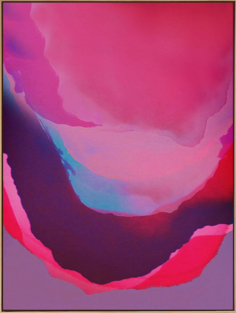 Organic Abstract Acrylic Painting By Jonas Peres, 30 X 39, Natural Mystic, Vi, Original Artwork