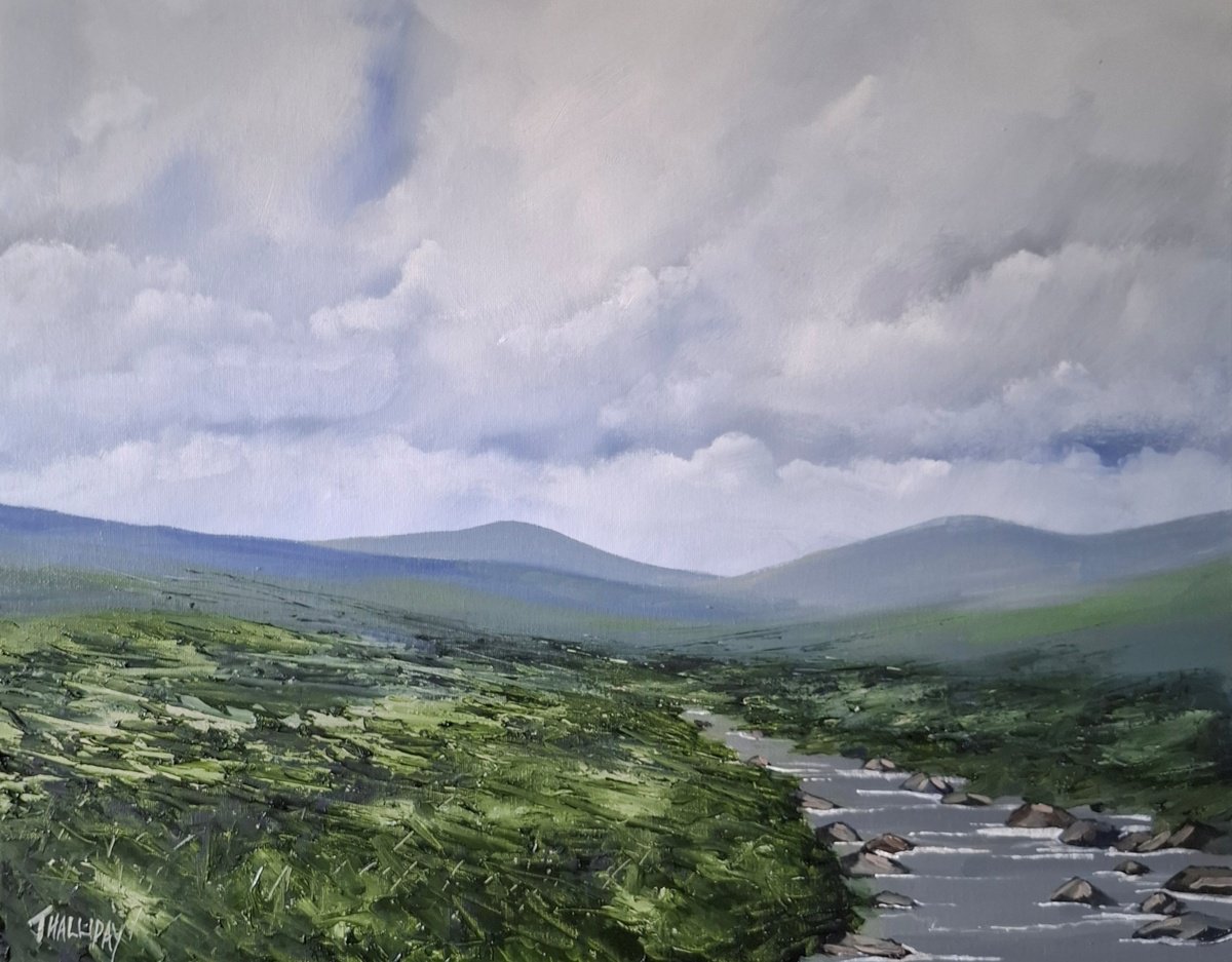 River, Ireland By John Halliday, 20 X 16, Artwork For Sale On Artfinder