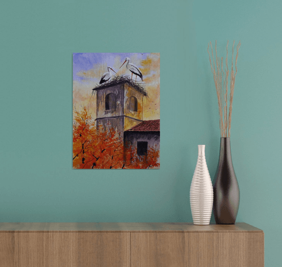 The storks have arrived