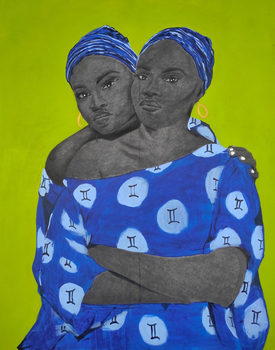 Bond By Emmanuel Akolo, 48 X 60, Artwork For Sale On Artfinder