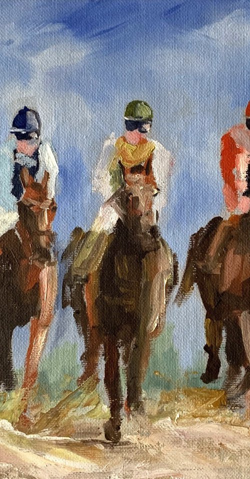 Jockeys. by Vita Schagen