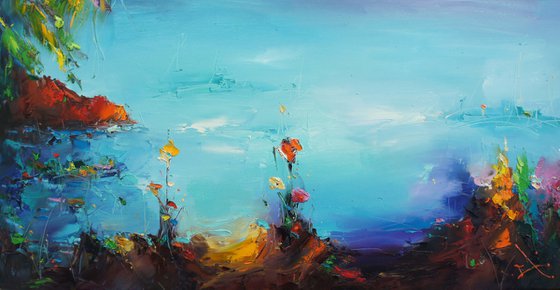 Nature, landscape Oil painting
