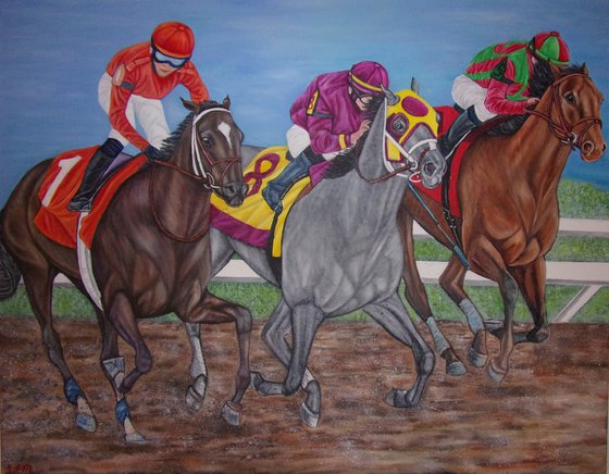 Horse Racing,  Thoroughbred horses