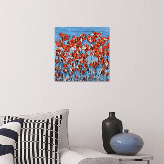 Poppies On Blue Sky 4