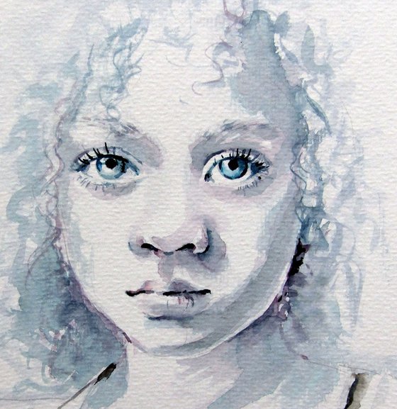 Portrait of a little girl