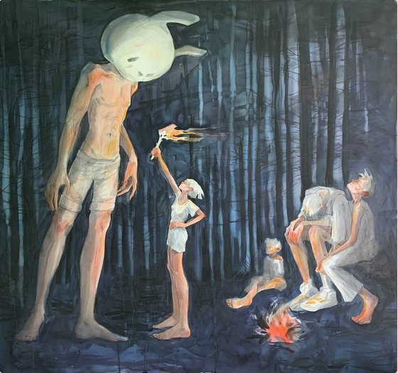 We Waited Until You Came 120x105cm