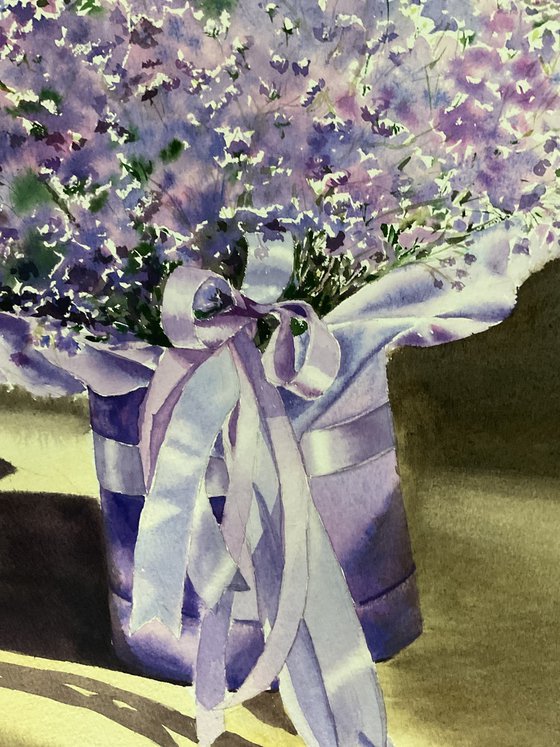Bouquet from granddaughter