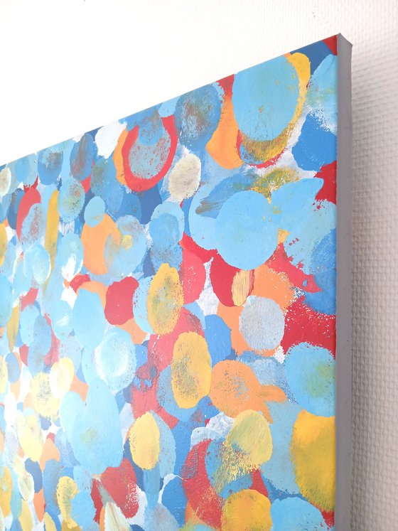 Spotty Pop Painting - The wall of Candy 01 -