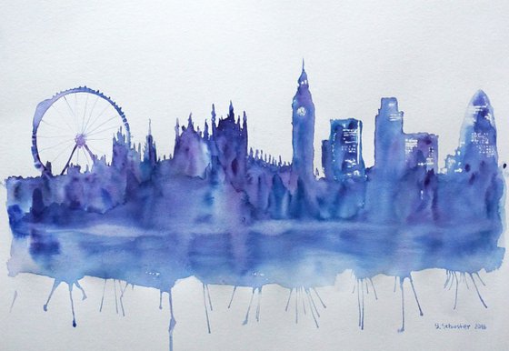 London motives. Blue