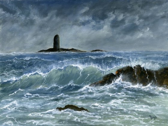 Storm, Rhoscolyn Beacon, Anglesey