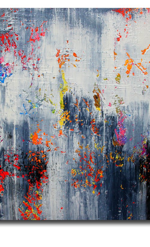 150x100cm. / abstract painting / Abstract 115 by Alex Senchenko