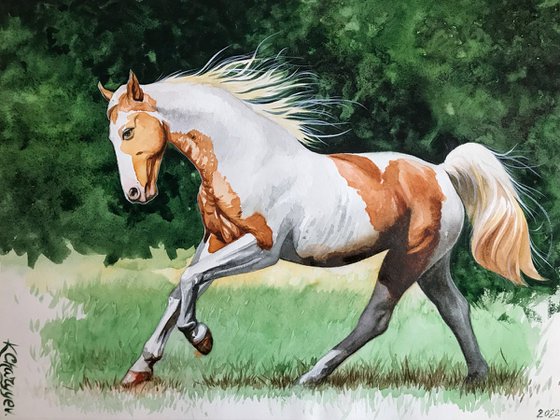 Painting "Horse" for modern interior