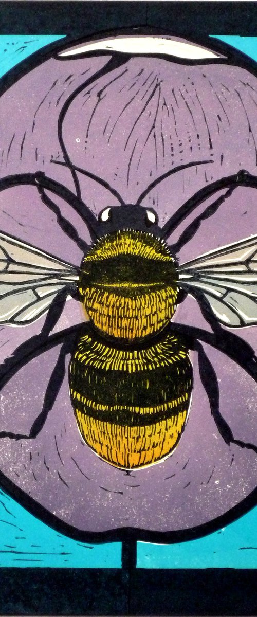 Bee Mosaic by Rebecca Coleman