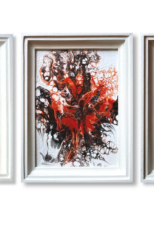 Triptych. Abstraction. by Olena  Romanenko
