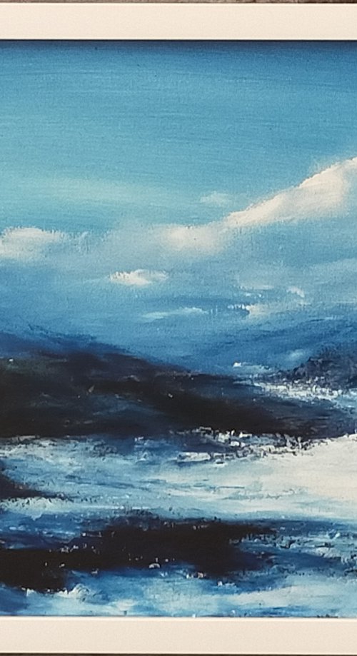 Winter in mountain by Nella Alao