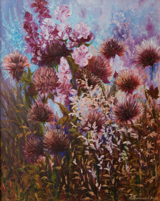 Floral painting - Symphony of flowers