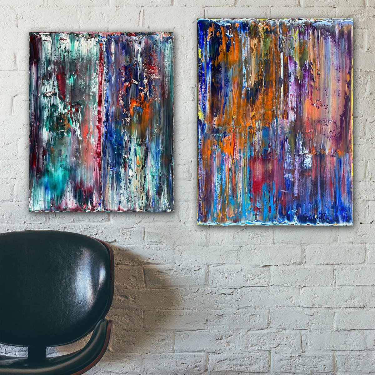 Expressive Oil Painting , Help Me Help You By Preston M. Smith (Pms), 34 X 24, Artwork For Sale On Artfinder