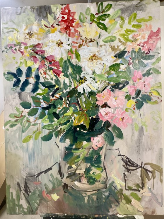 Vase of flowers