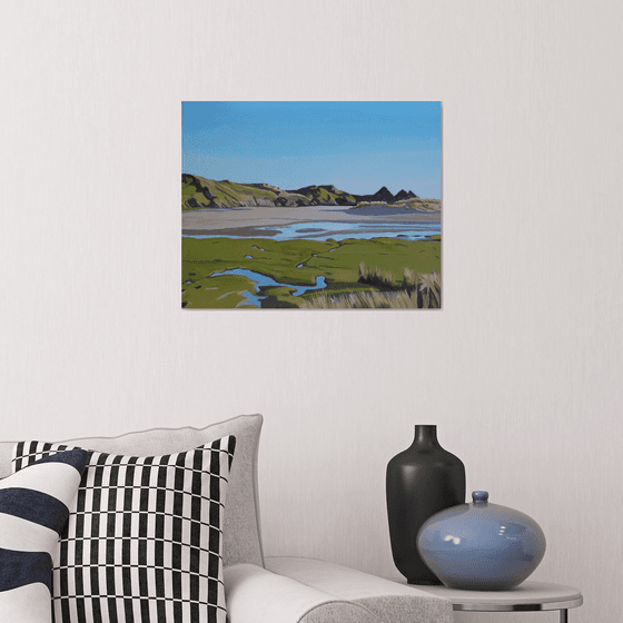 The Marsh at Pennard Pill (Three Cliffs Bay, Gower)