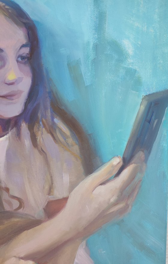 Girl with a phone