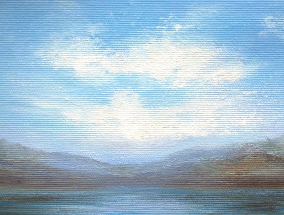 Blue sea waves